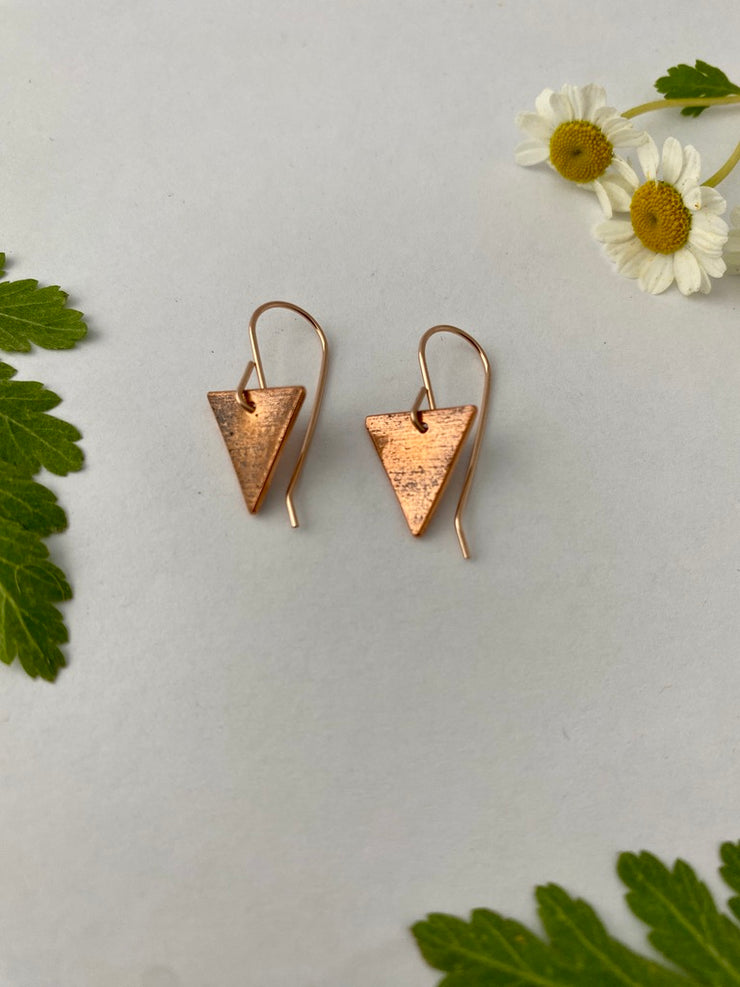 Downward Triangle Earrings