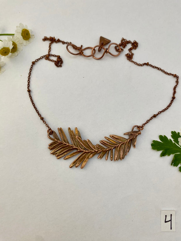 Redwood Leaflet necklaces *Horizontal*