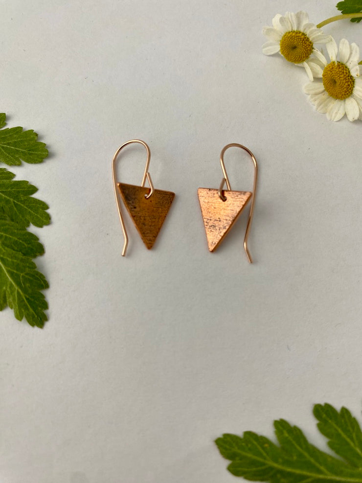 Downward Triangle Earrings