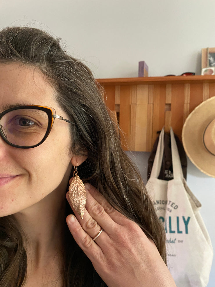 Custom Beech Earrings for Lauren